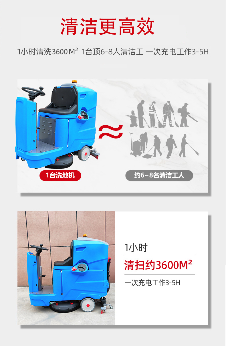 包头驾驶式洗地机更适合用在高铁站